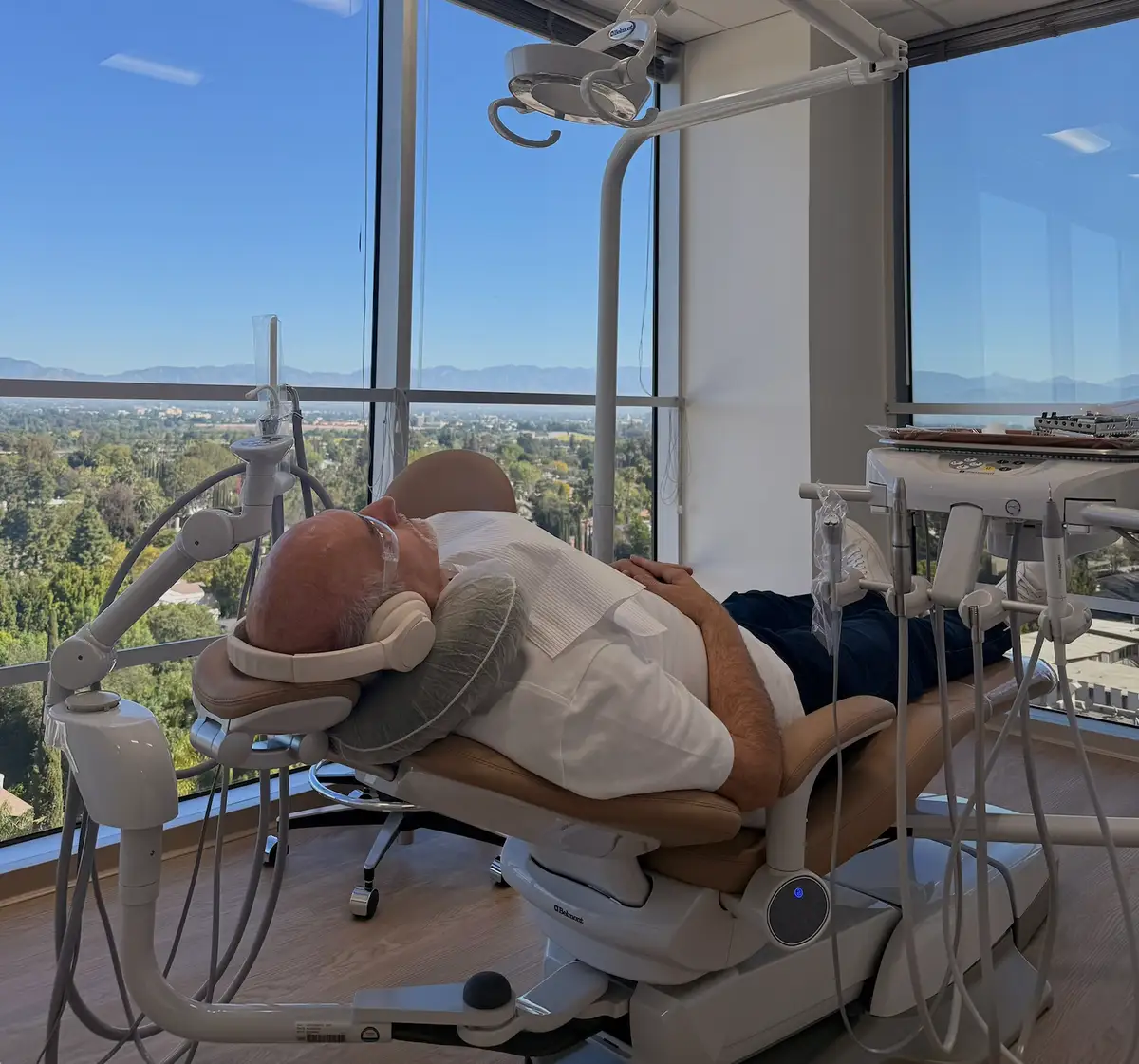 Comfortable treatment room at My Dental Boutique